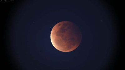 Gerhana bulan total pada Rabu malam, 26 Mei 2021, hasil pengamatan Tim Observatorium Itera. Foto ©itera.ac.id