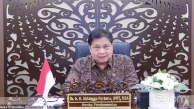 Menteri Koordinator Bidang (Menko) Perekonomian Airlangga Hartarto